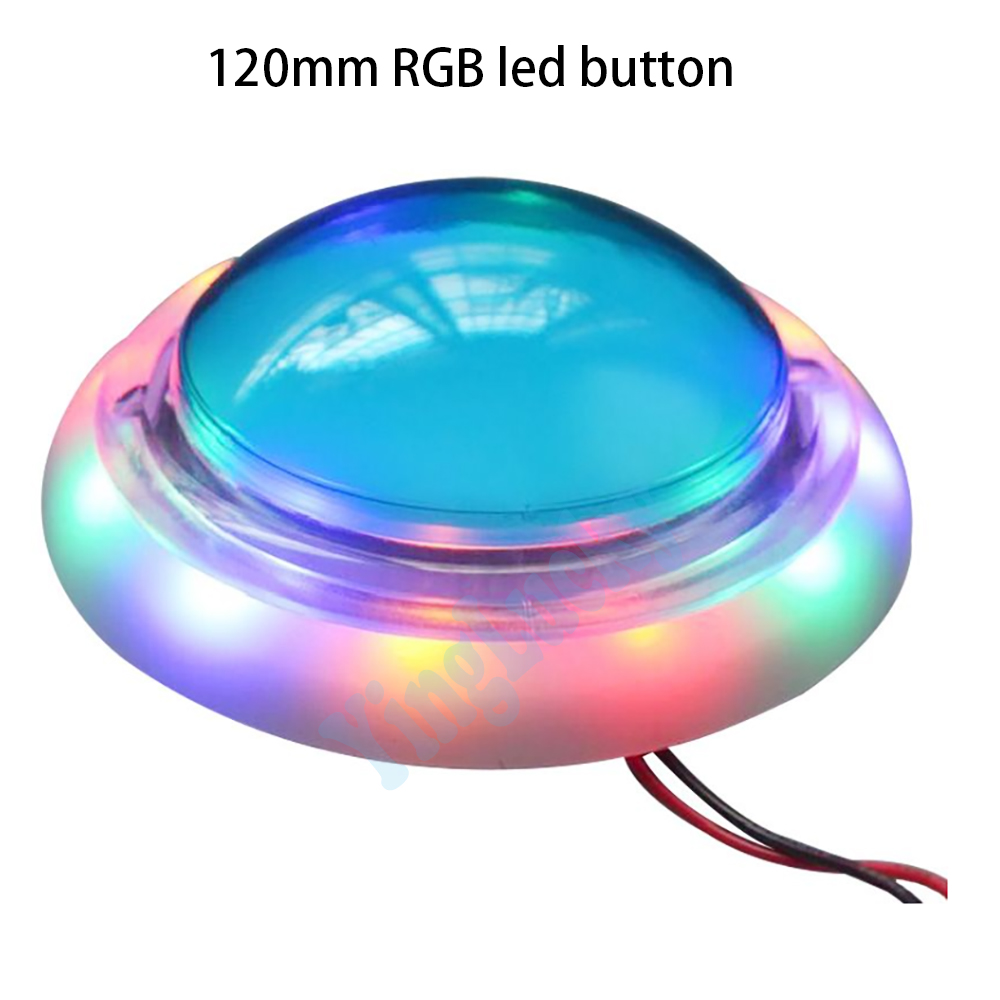 Skee Ball Arcade - زر ألعاب أركيد LED RGB مقاس