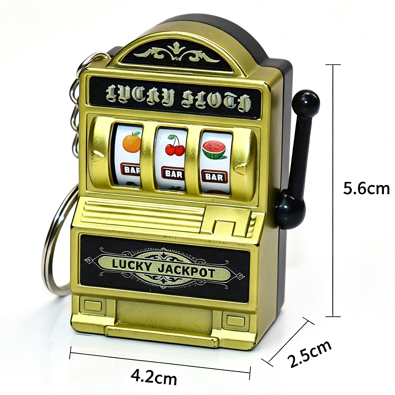 سلسلة مفاتيح على شكل ماكينة قم - مراجعة Fruit Slot Machine وسعره