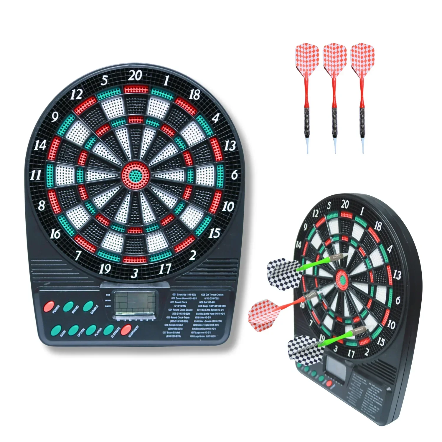 لوحة رمي السهام الإلكترونية ال - مراجعة Electronic Dartboard Cabinet وسعره