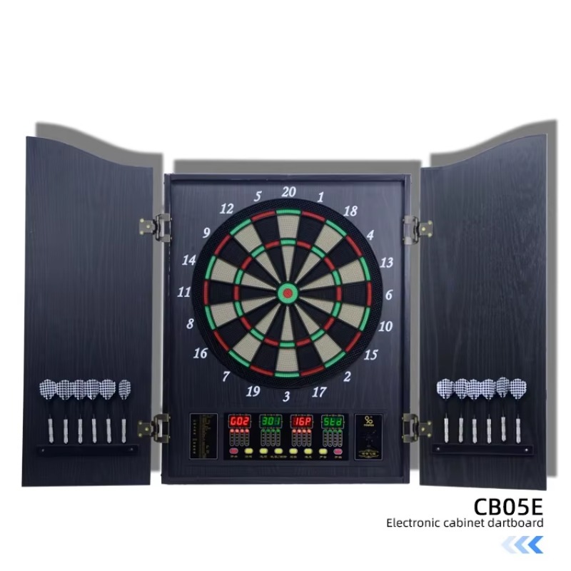 خزانة خشبية فاخرة للوحة السهام - مراجعة Electronic Dartboard Cabinet وسعره