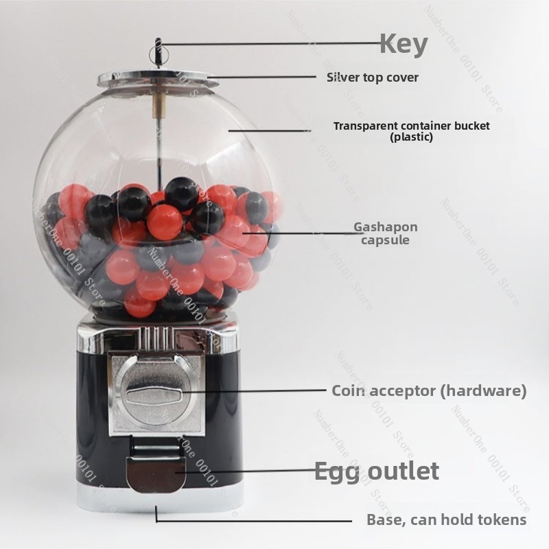 ماكينة ألعاب الكبسولات غاشا 25 - مراجعة Prize Capsule Toy Machine وسعره
