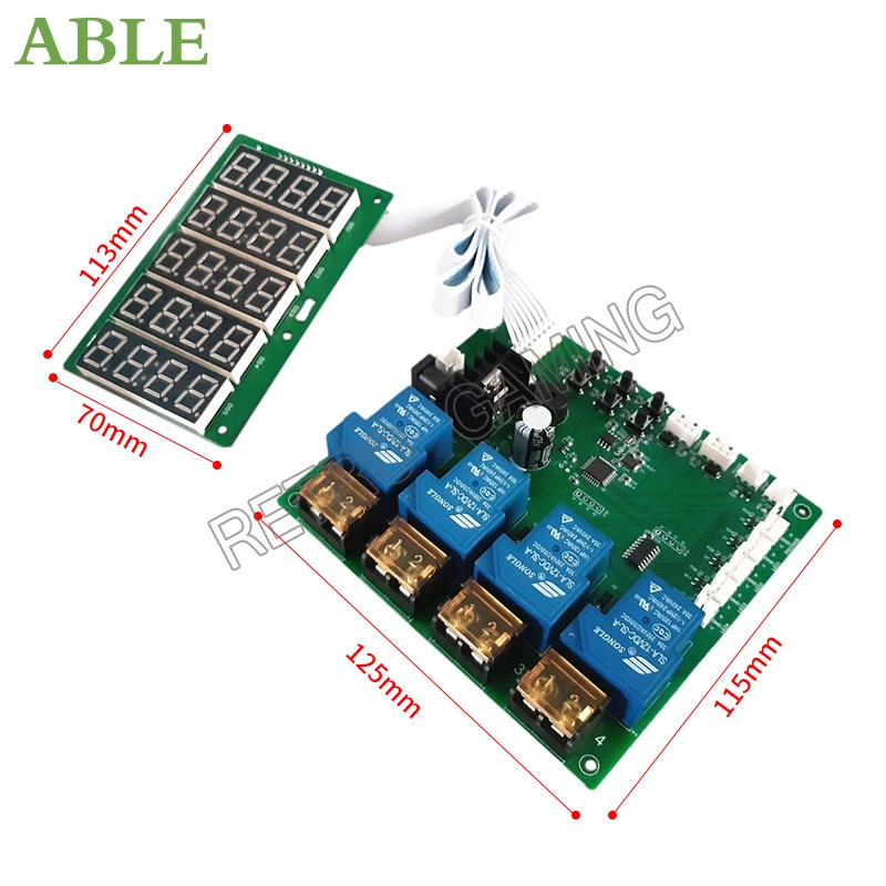JY-215 Inbuilt عداد 4 قناة الم - مراجعة Token Coin Mechanism وسعره