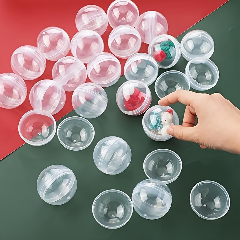 كبسولات بلاستيكية مستديرة شفاف - مراجعة Prize Capsule Toy Machine وسعره
